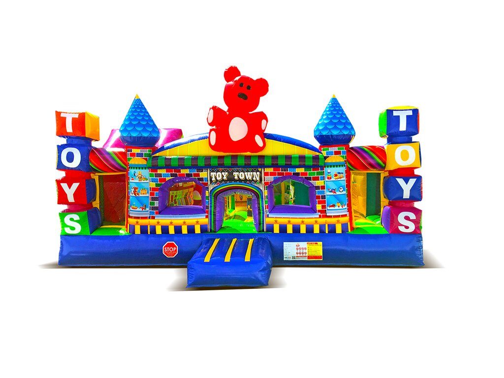 Toy town bounce house